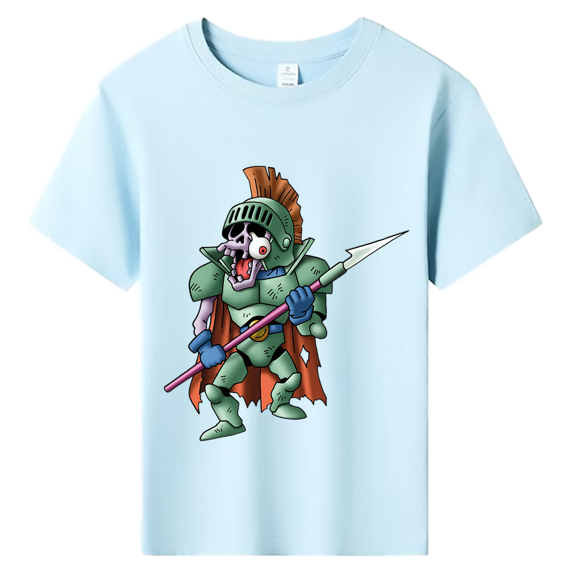 （画像用） ドラゴンクエスト Doragon Kuesuto Dragon Quest 綿100％キッズTシャツ（フロントプリント）